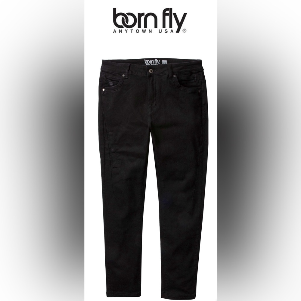 Born Fly Coated Skinny Jeans
